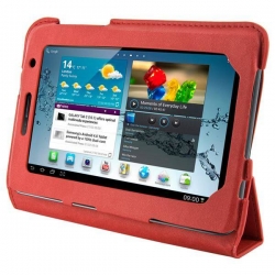 4World Etui ochronne/Podstawka do Galaxy Tab 2 7'' 4-FOLD SLIM czerwone