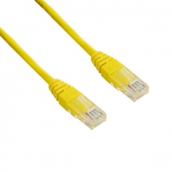 4World Kabel Sieciowy CAT 5e UTP 5m|żółty
