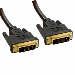 4World Kabel monitorowy DVI-DM/DVI-DM (24+1) dual link 4.5M|czarny