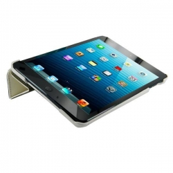 4World Etui ochronne/Podstawka do iPad Mini 7'' Leather Back Fold białe