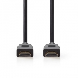 Nedis Przewód High Speed HDMI™ z Ethernet | HDMI™ złącze - HDMI™ złącze | 1.0 m | czarny