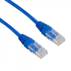 4World Kabel Sieciowy CAT 5e UTP 3m|niebieski