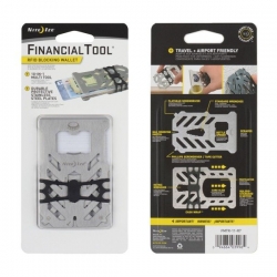 Nite Ize Financial Tool RFID Wielofunkcyjny multi-tool blokuje fale radiowe stal nierdzewna