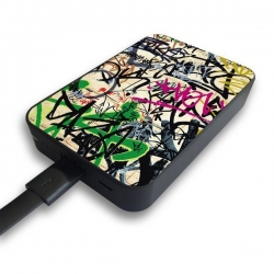 Smartoools Powerbank MC5 Graffiti, 5000mAh, 2.1A/ 5V, czas ładowania 5h, kabel micro USB
