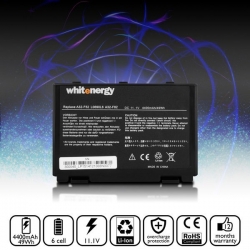 Whitenergy Bateria A32-F82 A32-F52 do laptopa Asus K40 K50IJ K61IC K70IJ 10.8-11.1V 4400mAh czarna