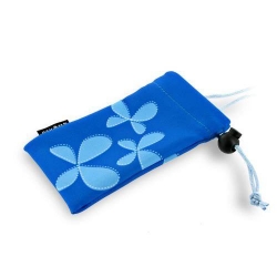 4World Mobile Etui,Niebieski,Kwiat