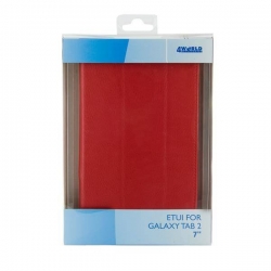 4World Etui ochronne/Podstawka do Galaxy Tab 2 7'' Folded Case czerwone
