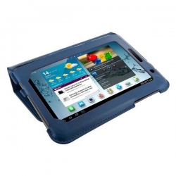 4World Etui ochronne/Podstawka do Galaxy Tab 2 7'' Ultra Slim niebieskie