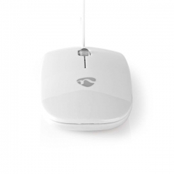 Nedis Myszka przewodowa | 1000 DPI | 3-przyciski | biała