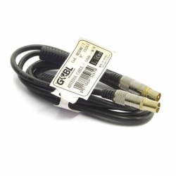 G&BL Kabel antenowy, IEC 9.5 mm M - IEC 9.5 mm F, filtr ferrytowy, seria HESD, 5m, czarny, bulk