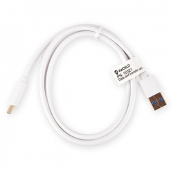4World | Kabel do przesyłu danych | Typ : C | Złącze A : USB 3.0 M | Złącze B : USB C| Długość : 100 cm | Biały