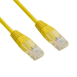 4World Kabel Sieciowy CAT 5e UTP 1.8m|żółty