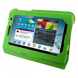 4World Etui ochronne/Podstawka do Galaxy Tab 2 7'' Ultra Slim zielone