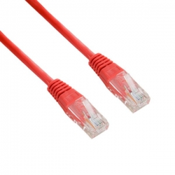 4World Kabel Sieciowy CAT 5e UTP 1.8m|czerwony