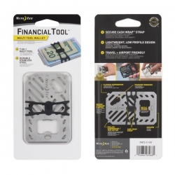 Nite Ize Financial Tool Wielofunkcyjny multi-tool z funkcją portfela stal nierdzewna