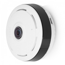 Smartwares Kamera do wnętrz IP, 960P HD, kąt widzenia 360°, Wi-Fi, sterowana smartphonem, biała