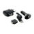 4World Zestaw do ładowania USB 3w1 12-24V / 240V do iPhone, HTC, BlackBerry