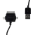 Whitenergy Kabel do przesyłu danych 3w1: Micro USB, Lightning , iPhone 4, 100cm, czarny