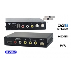 Samochodowy tuner telewizji cyfrowej DVB-T MPEG 2/4 SLIM FULL HD AV USB HDMI