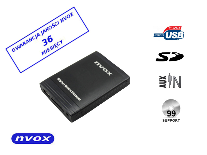 Zmieniarka cyfrowa emulator MP3 USB SD SUZUKI SUBARU CLARION